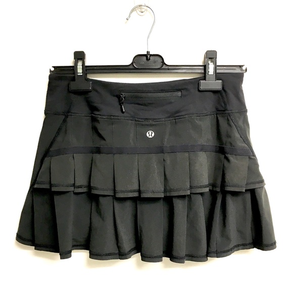 lululemon athletica Dresses & Skirts - (SOLD) LULULEMON Run Pace Setter Skirt Black 4